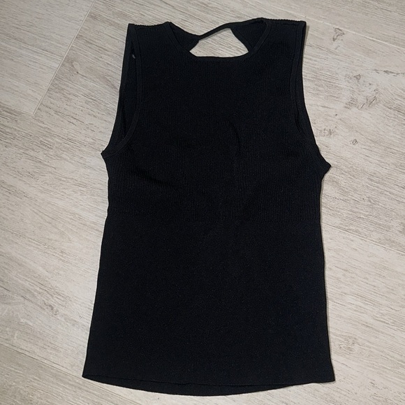 ‼️$10 sale‼️ ZARA Black Ribbed tank top - Picture 1 of 7